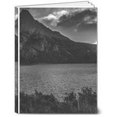 Nahuel huapi lake and andes range mountains landscape, bariloche, argentina 6  x 8  Hardcover Notebook from ArtsNow.com