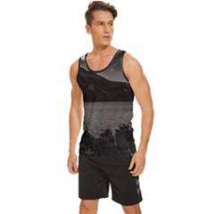 Men s Wide Collar Tank Top 