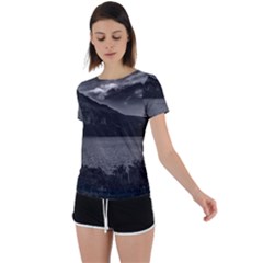 Back Circle Cutout Sports T-Shirt 