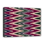 Pattern Zigzag Stripe Design Canvas 16  x 12  (Stretched)