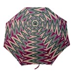 Pattern Zigzag Stripe Design Folding Umbrellas