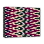 Pattern Zigzag Stripe Design Deluxe Canvas 20  x 16  (Stretched)