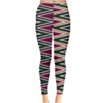 Pattern Zigzag Stripe Design Everyday Leggings 