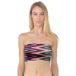 Pattern Zigzag Stripe Design Bandeau Top