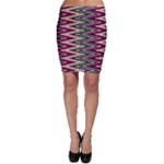 Pattern Zigzag Stripe Design Bodycon Skirt