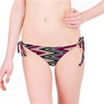 Pattern Zigzag Stripe Design Bikini Bottoms