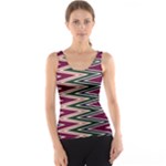 Pattern Zigzag Stripe Design Women s Basic Tank Top