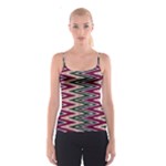 Pattern Zigzag Stripe Design Spaghetti Strap Top