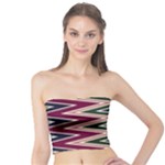 Pattern Zigzag Stripe Design Tube Top