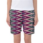 Pattern Zigzag Stripe Design Women s Basketball Shorts