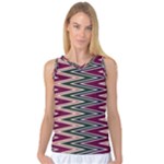 Pattern Zigzag Stripe Design Women s Basketball Tank Top