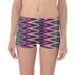 Pattern Zigzag Stripe Design Boyleg Bikini Bottoms