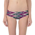 Pattern Zigzag Stripe Design Classic Bikini Bottoms