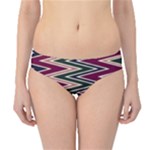 Pattern Zigzag Stripe Design Hipster Bikini Bottoms