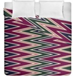 Pattern Zigzag Stripe Design Duvet Cover Double Side (King Size)