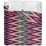 Pattern Zigzag Stripe Design Duvet Cover Double Side (California King Size)