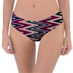 Pattern Zigzag Stripe Design Reversible Classic Bikini Bottoms