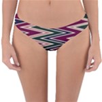 Pattern Zigzag Stripe Design Reversible Hipster Bikini Bottoms