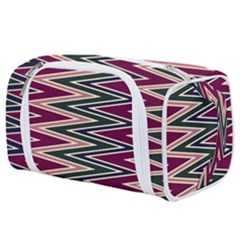 Pattern Zigzag Stripe Design Toiletries Pouch from ArtsNow.com