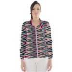 Pattern Zigzag Stripe Design Women s Windbreaker