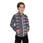 Pattern Zigzag Stripe Design Kids  Windbreaker