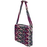 Pattern Zigzag Stripe Design Cross Body Office Bag