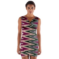 Wrap Front Bodycon Dress 