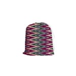 Pattern Zigzag Stripe Design Drawstring Pouch (XS)