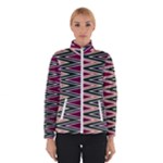 Pattern Zigzag Stripe Design Women s Bomber Jacket