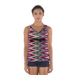 Pattern Zigzag Stripe Design Sport Tank Top 