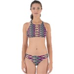 Pattern Zigzag Stripe Design Perfectly Cut Out Bikini Set