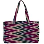 Pattern Zigzag Stripe Design Canvas Work Bag