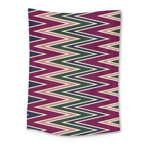 Pattern Zigzag Stripe Design Medium Tapestry from ArtsNow.com