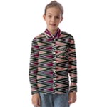 Pattern Zigzag Stripe Design Kids  Long Sleeve Shirt