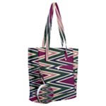 Pattern Zigzag Stripe Design Everyday Shoulder Bag with Pouch Bag