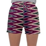 Pattern Zigzag Stripe Design Sleepwear Shorts