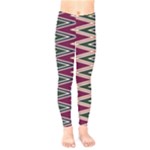 Pattern Zigzag Stripe Design Kids  Leggings