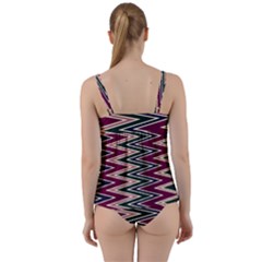 Twist Front Tankini Set 