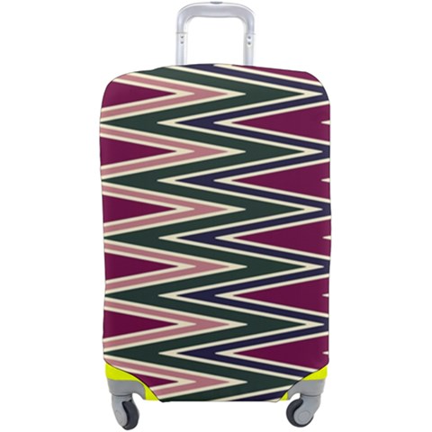 Pattern Zigzag Stripe Design Luggage Cover (Large) from ArtsNow.com