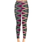 Pattern Zigzag Stripe Design Inside Out Leggings