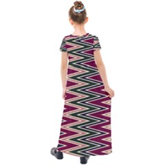 Kids  Short Sleeve Maxi Dress 