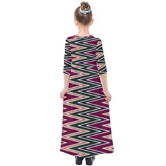 Kids  Quarter Sleeve Maxi Dress 