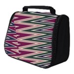 Pattern Zigzag Stripe Design Full Print Travel Pouch (Small)