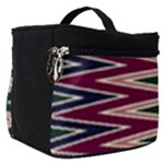 Pattern Zigzag Stripe Design Make Up Travel Bag (Small)