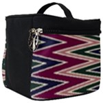 Pattern Zigzag Stripe Design Make Up Travel Bag (Big)