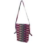 Pattern Zigzag Stripe Design Folding Shoulder Bag