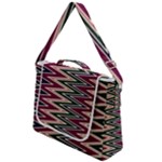 Pattern Zigzag Stripe Design Box Up Messenger Bag