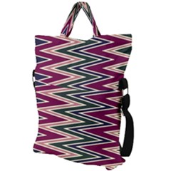 Fold Over Handle Tote Bag 