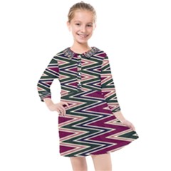 Kids  Quarter Sleeve Shirt Dress 