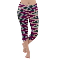 Lightweight Velour Capri Yoga Leggings 